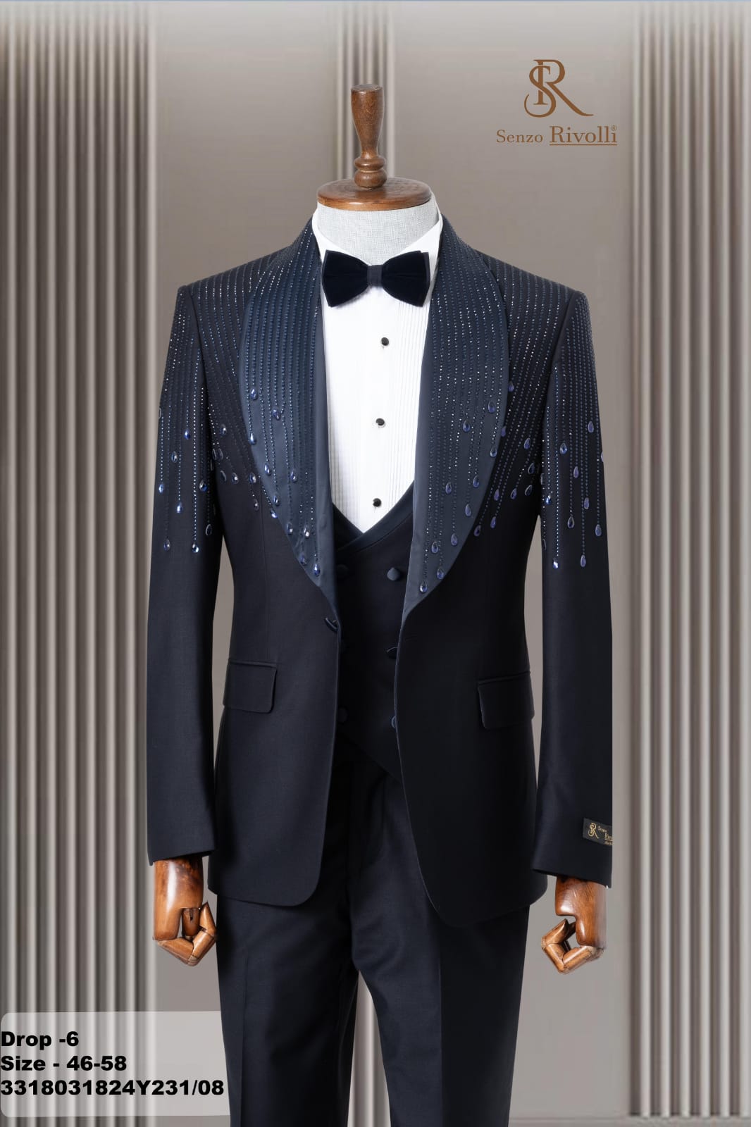 Costume Bleu Cérémonie