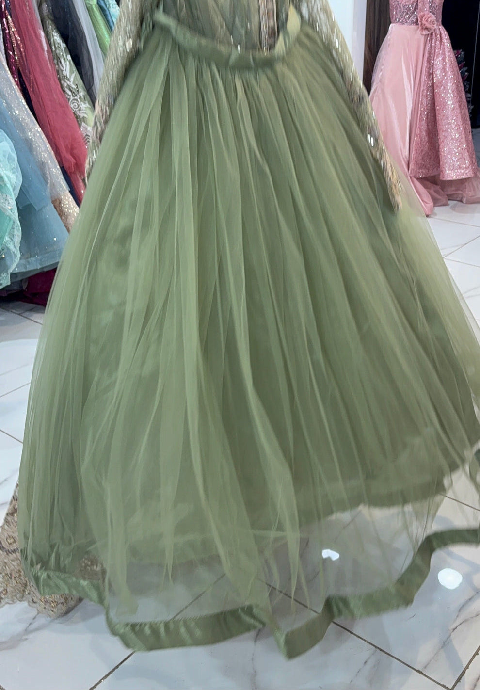 Lehenga Anarkali Peacock Luxury