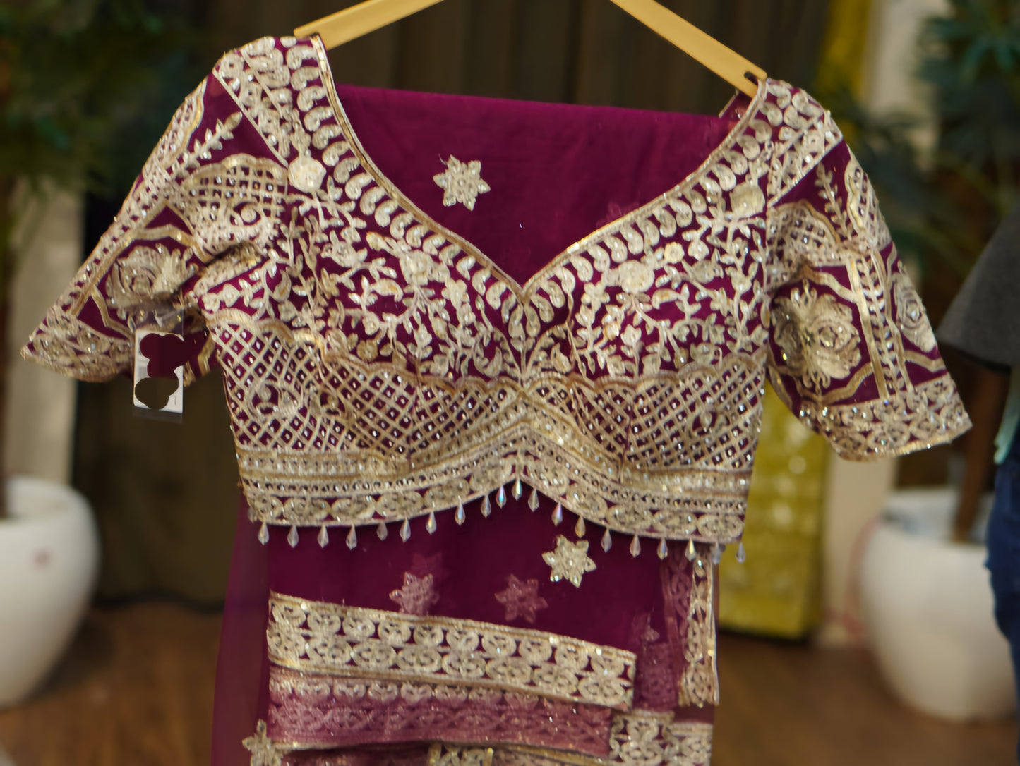 Lehenga Red Wine Queen