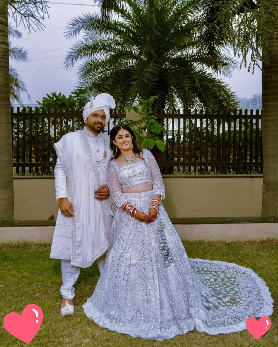 Lehenga Violet Luxury Stones