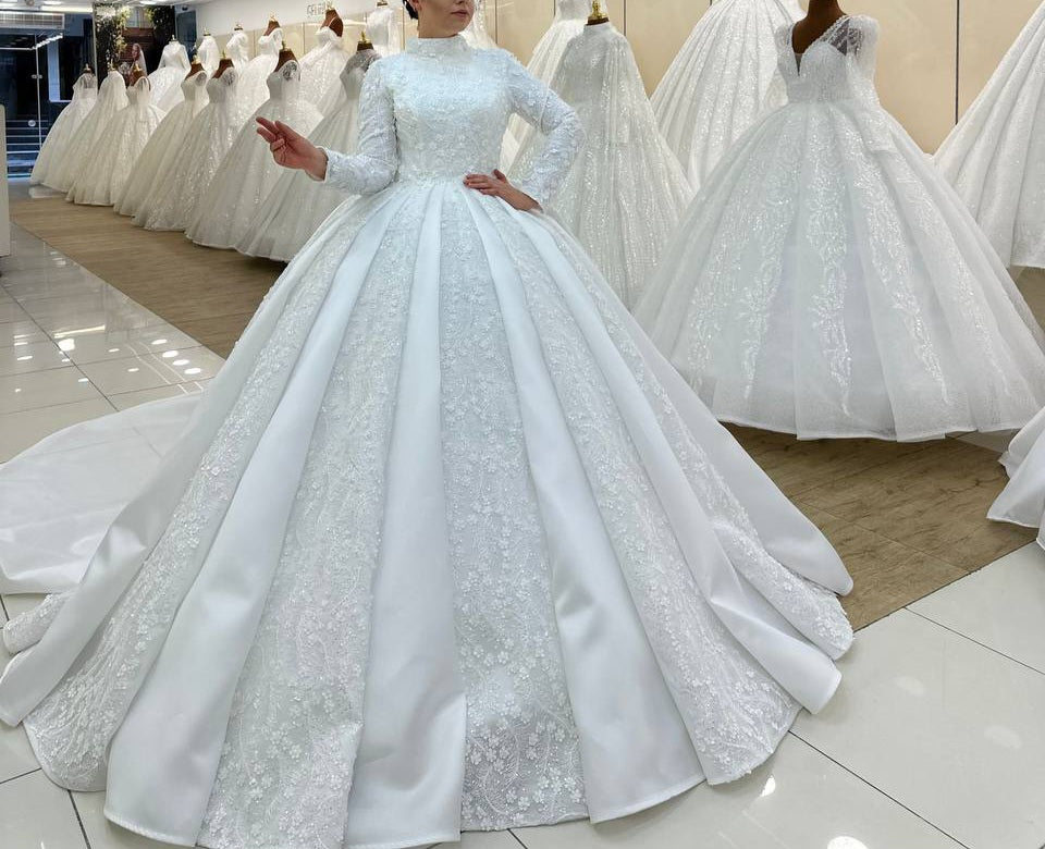 Robe de Mariée Princesse Luxury, Couverte