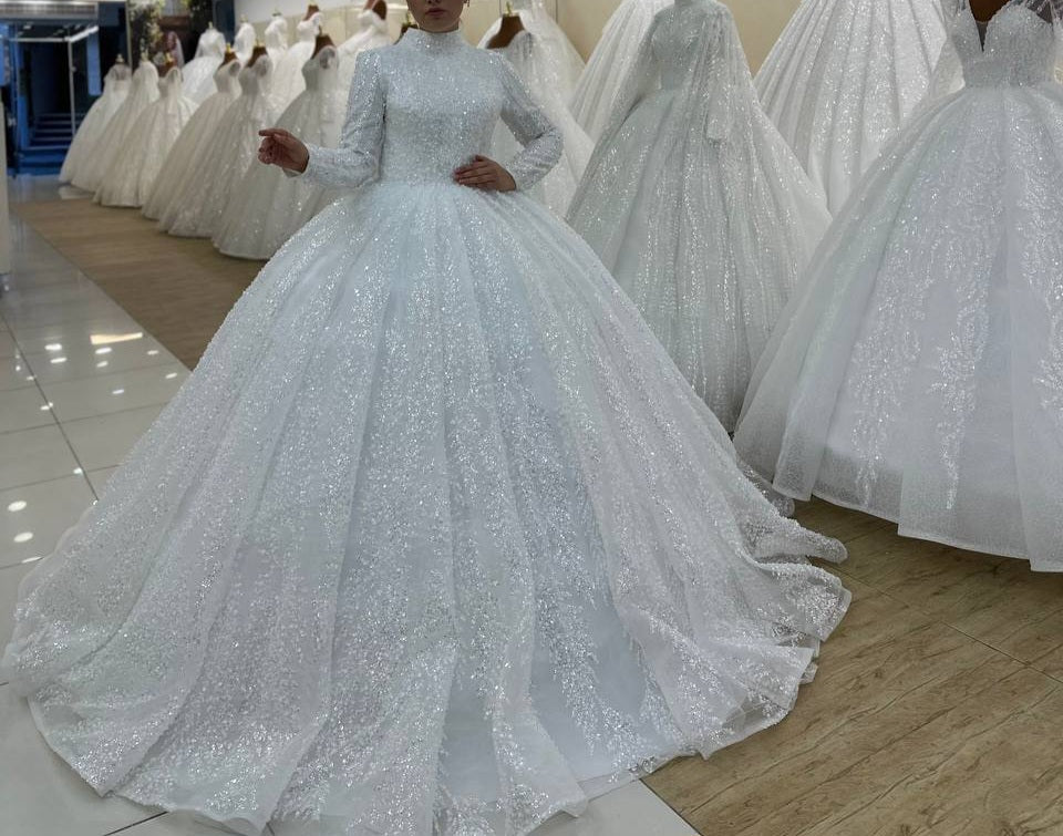 Robe de Mariée Princesse Luxury, Couverte