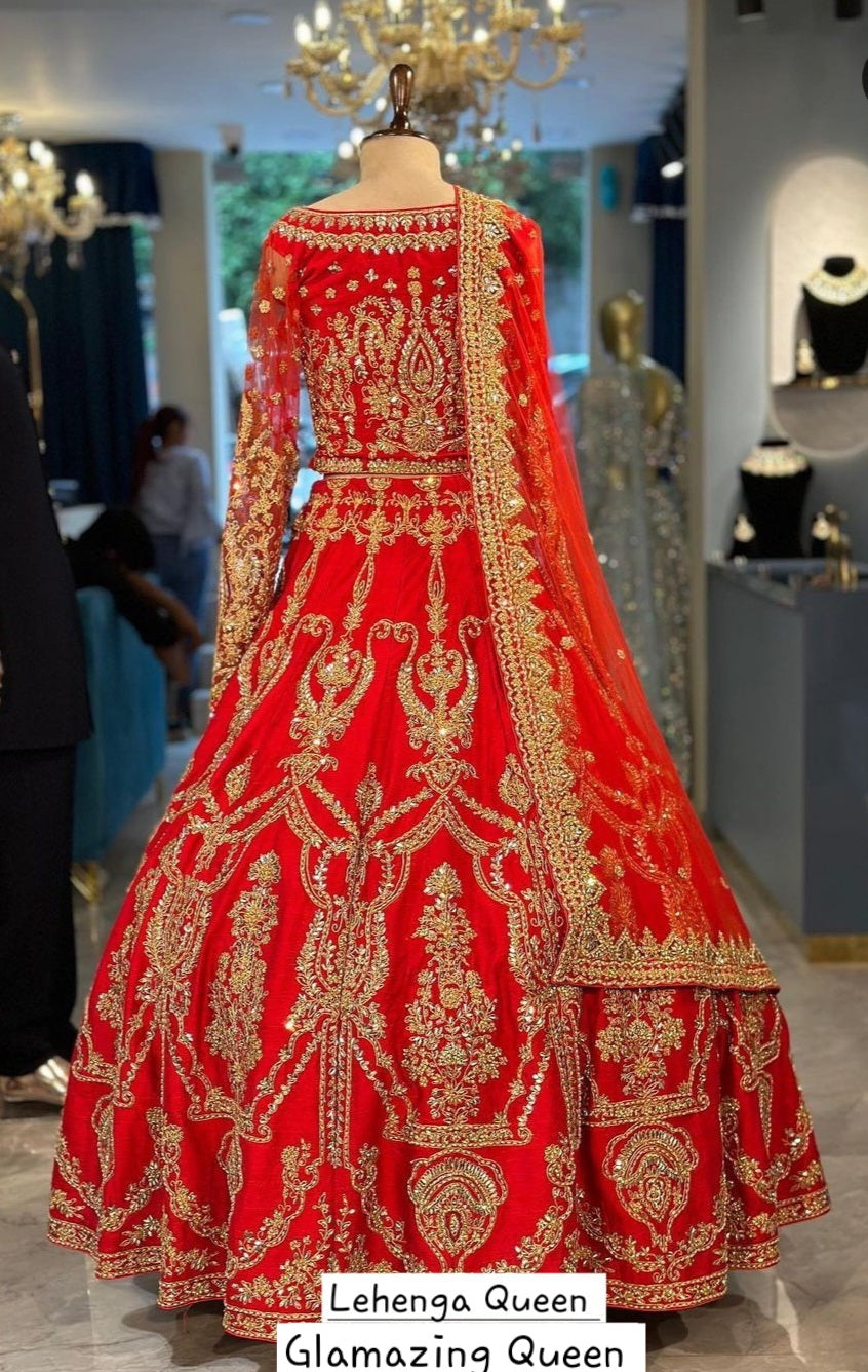 Lehenga Rouge Royal Wedding