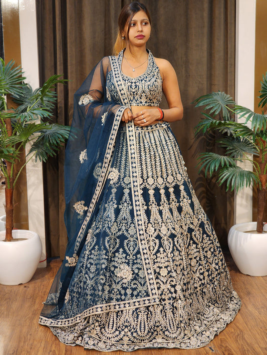 Lehenga Bleu Queen