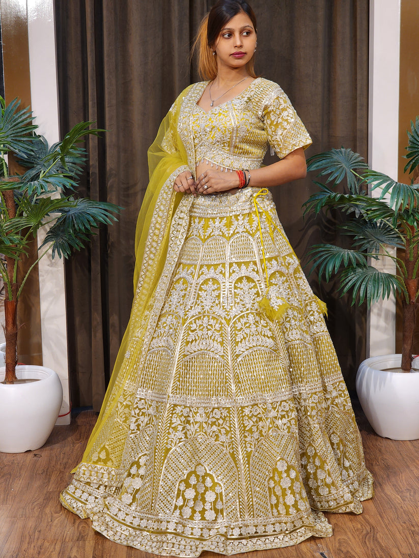 Lehenga Jaune Queen