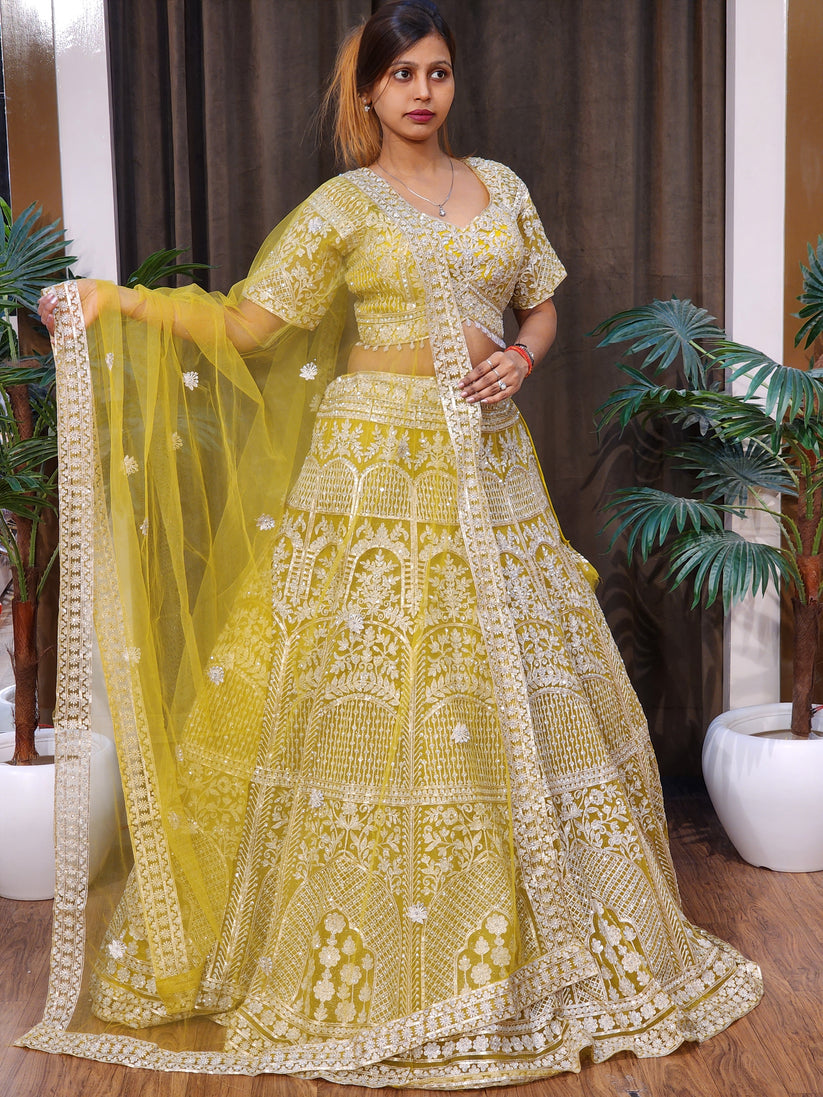 Lehenga Jaune Queen