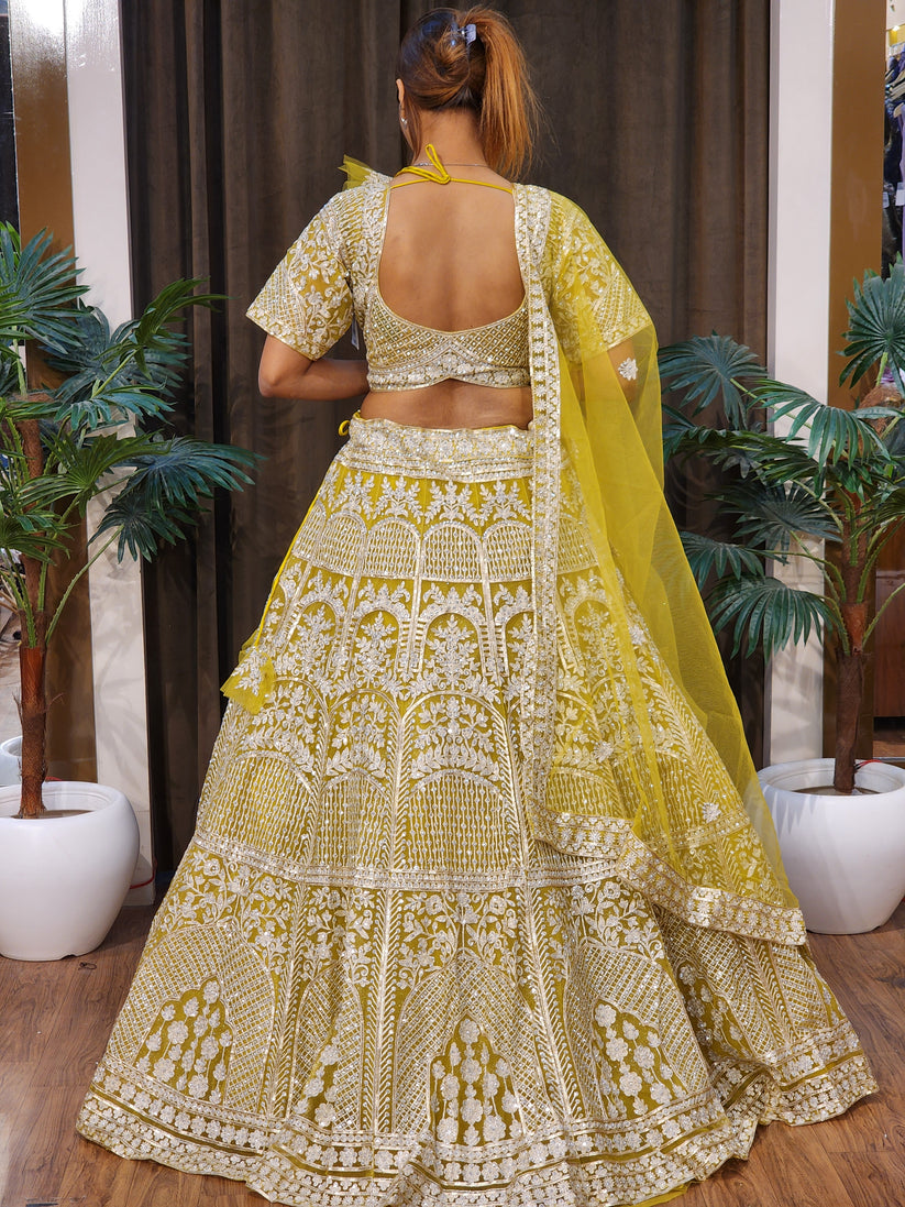 Lehenga Jaune Queen
