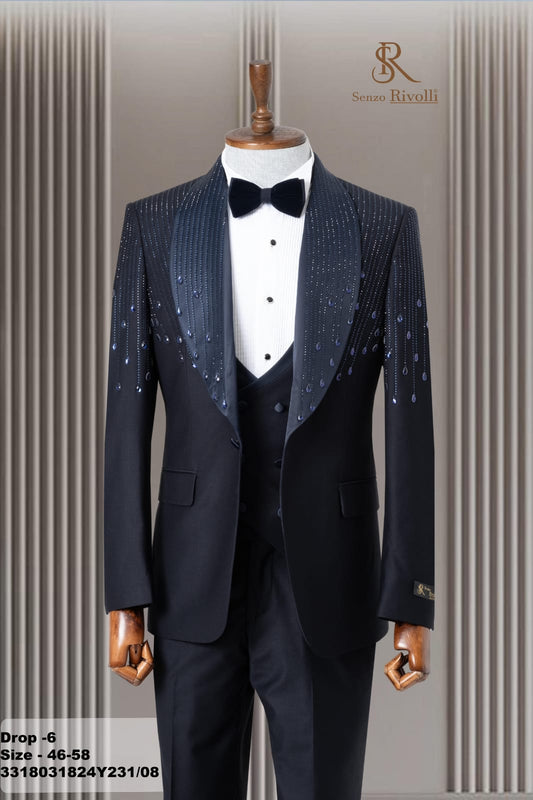 Costume Bleu Cérémonie