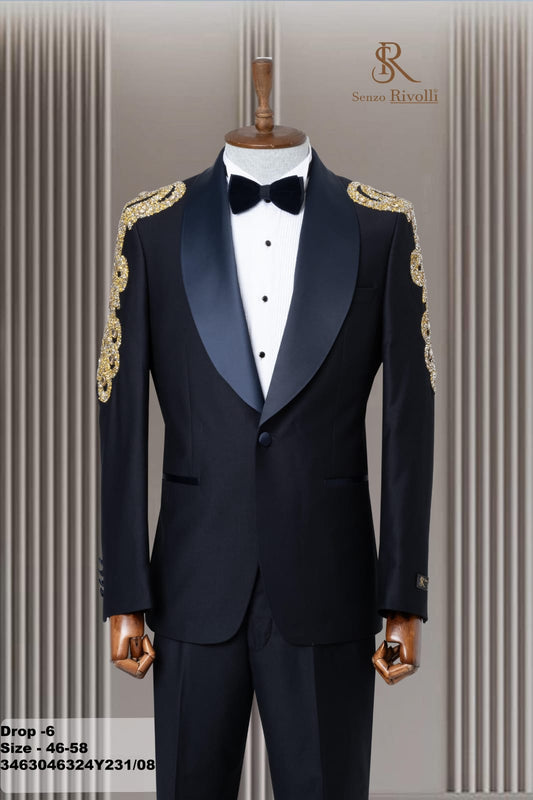 Costume Bleu Cérémonie