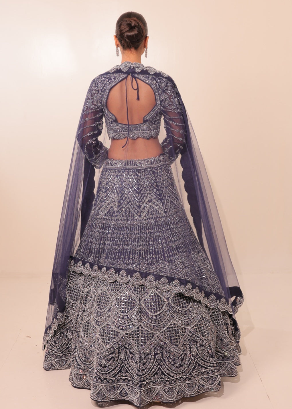 Lehenga Bleu Luxury