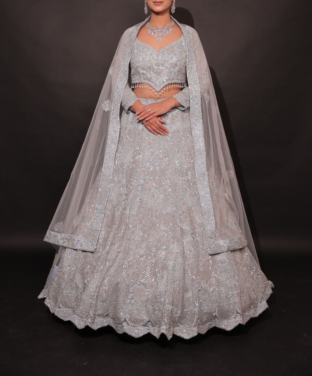 Lehenga White Luxury