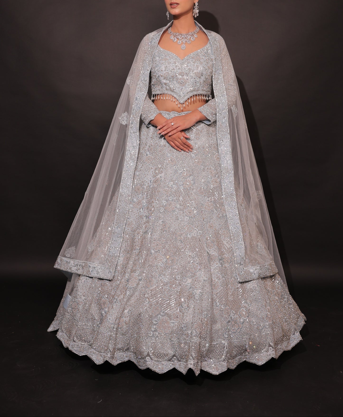 Lehenga White Luxury