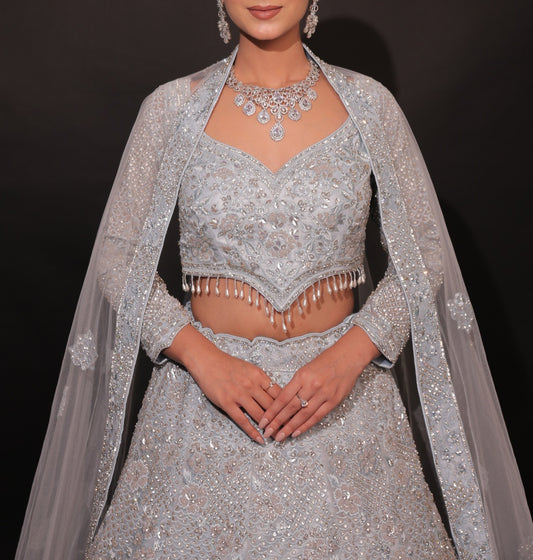 Lehenga White Luxury