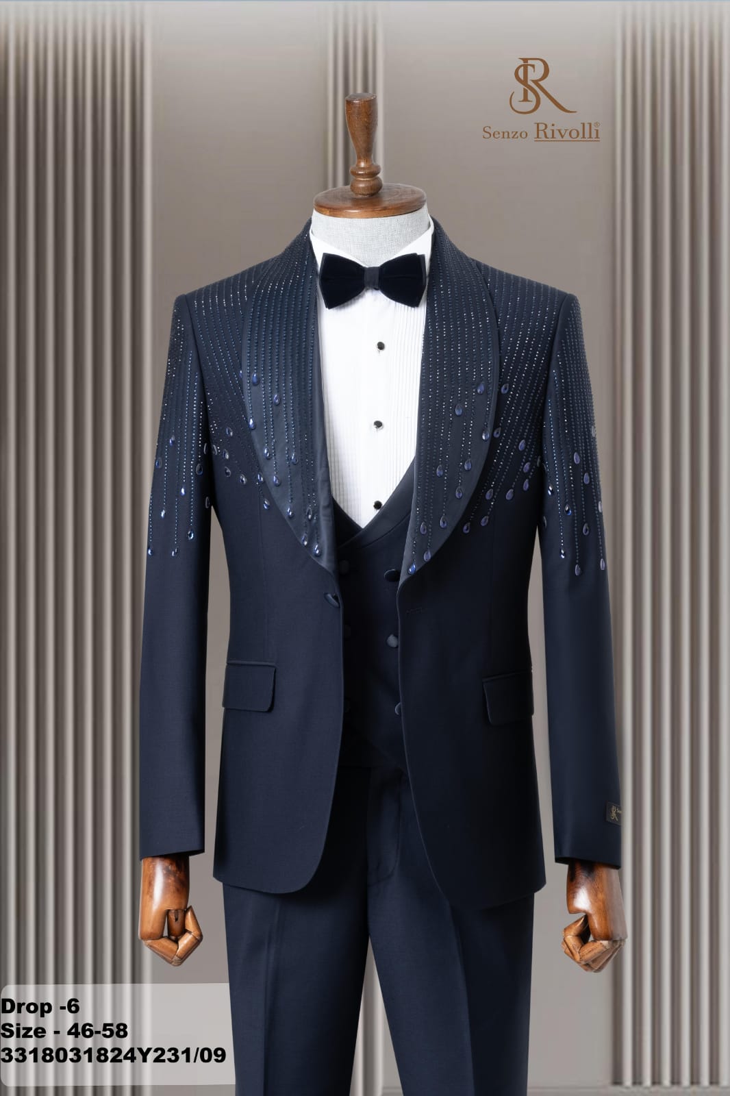 Costume Bleu Cérémonie