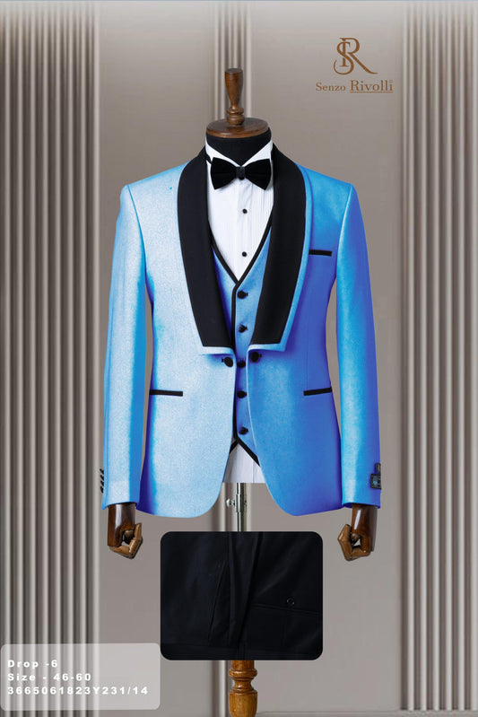 Costume Bleu Cérémonie