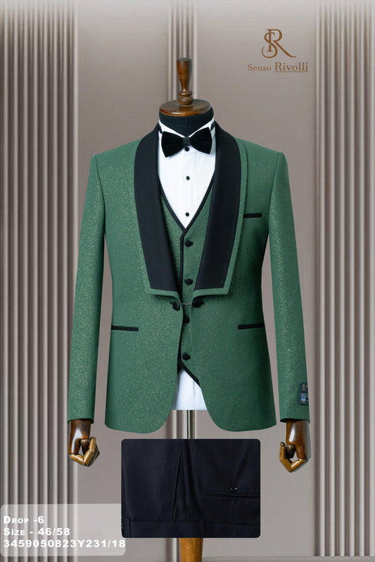 Costume Vert Cérémonie