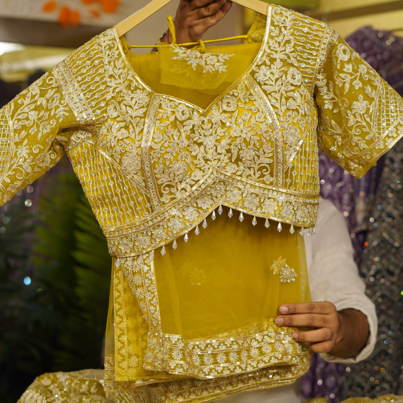 Lehenga Jaune Queen