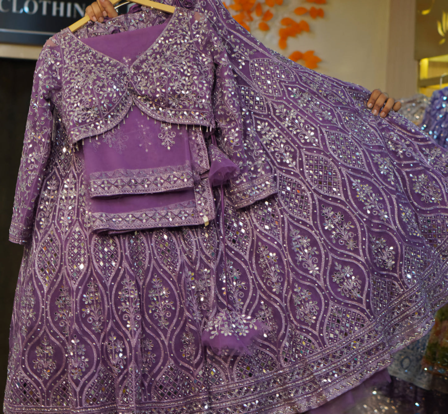 Lehenga Violet Luxury