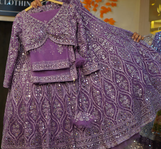 Lehenga Violet Luxury