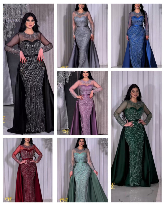 Robe de Soirée à Paillettes