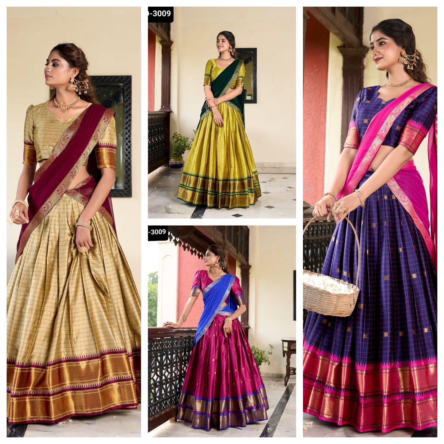 Lehenga Traditionnel / Half Saree Bollywood