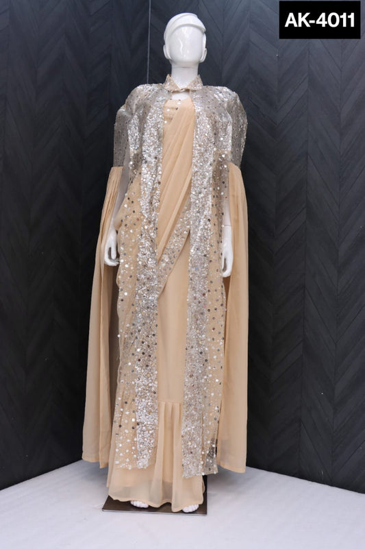 Saree Prêt à Porter avec le gilet