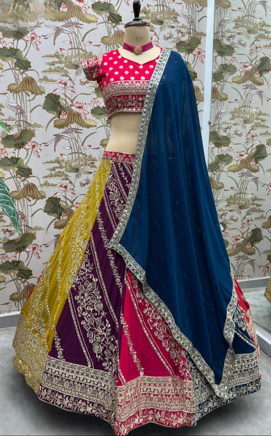 Lehenga Multicolores Luxury