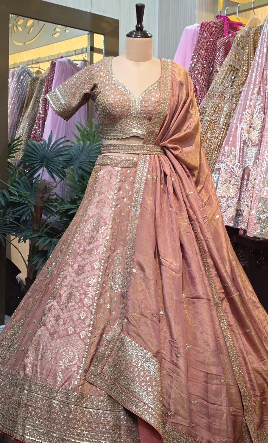 Lehenga Luxury Rose