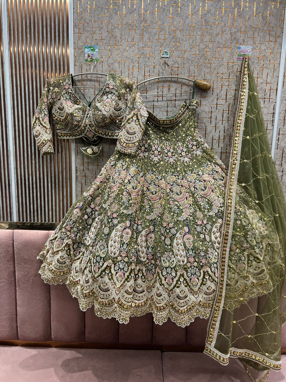 Lehenga Peacock Luxury
