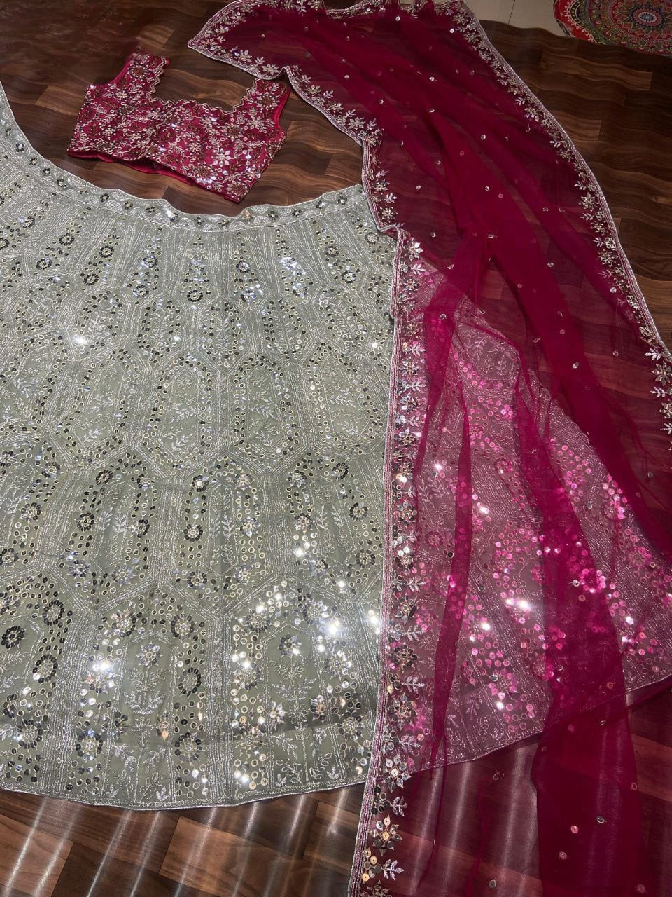 Lehenga Pailleté Luxury