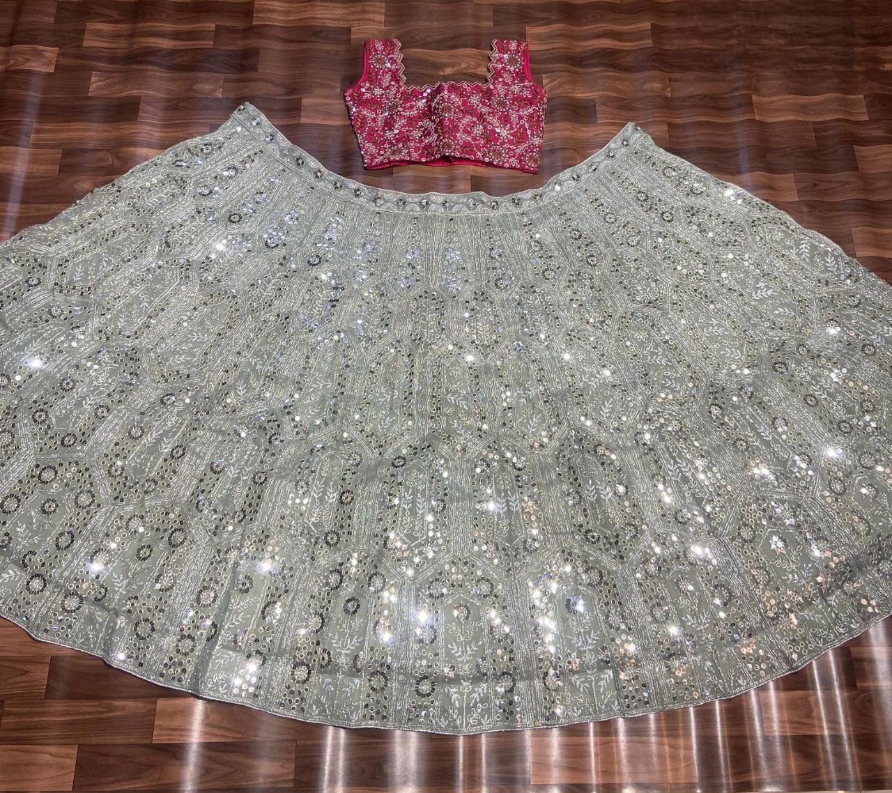 Lehenga Pailleté Luxury
