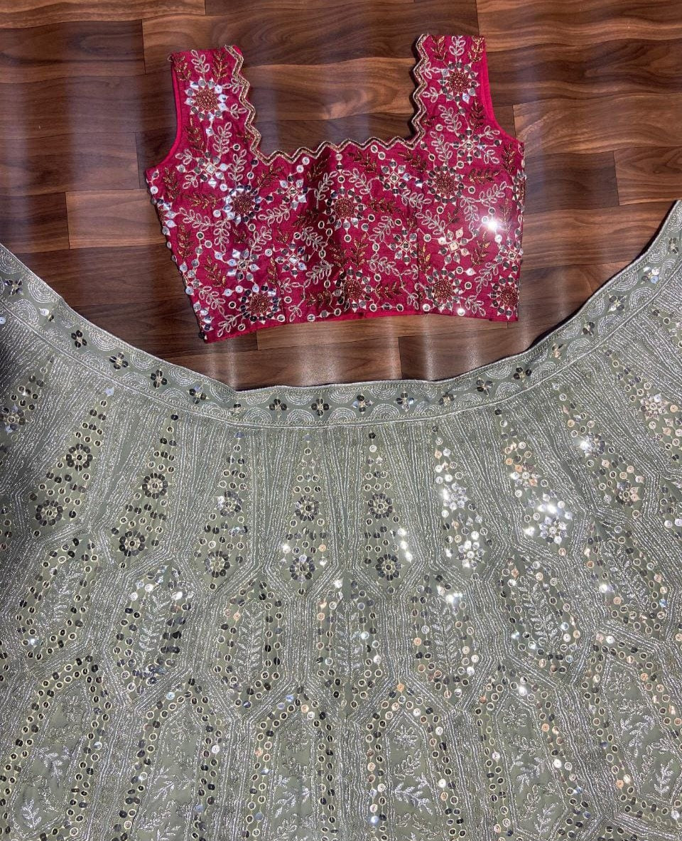 Lehenga Pailleté Luxury
