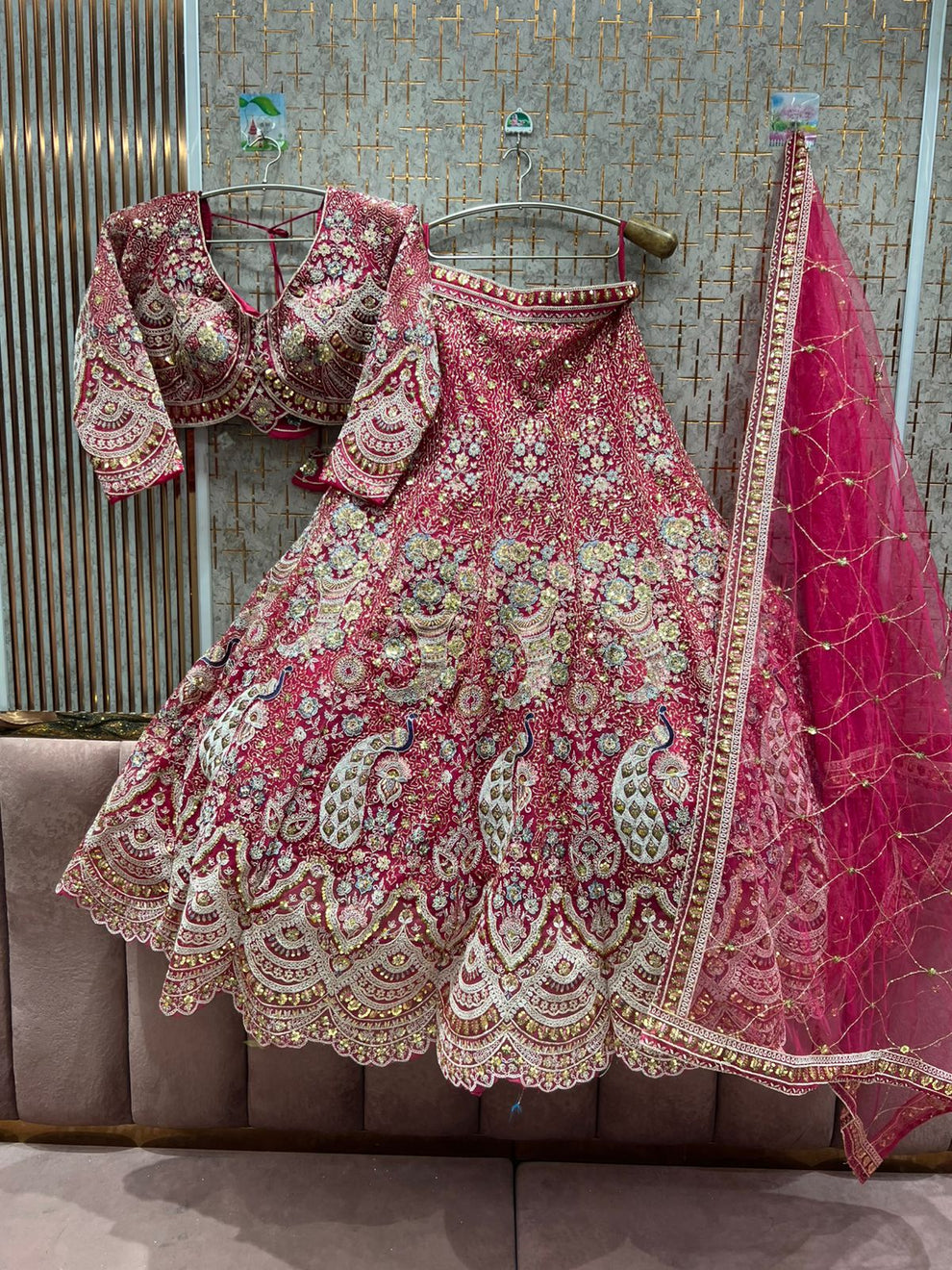 Lehenga Peacock Luxury