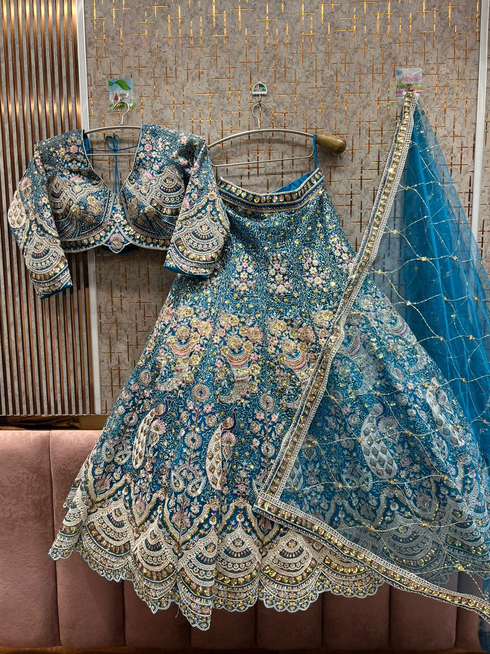 Lehenga Peacock Luxury