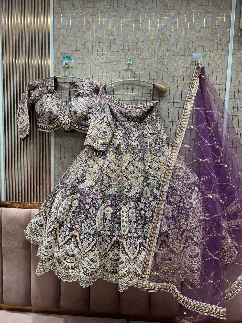Lehenga Peacock Luxury