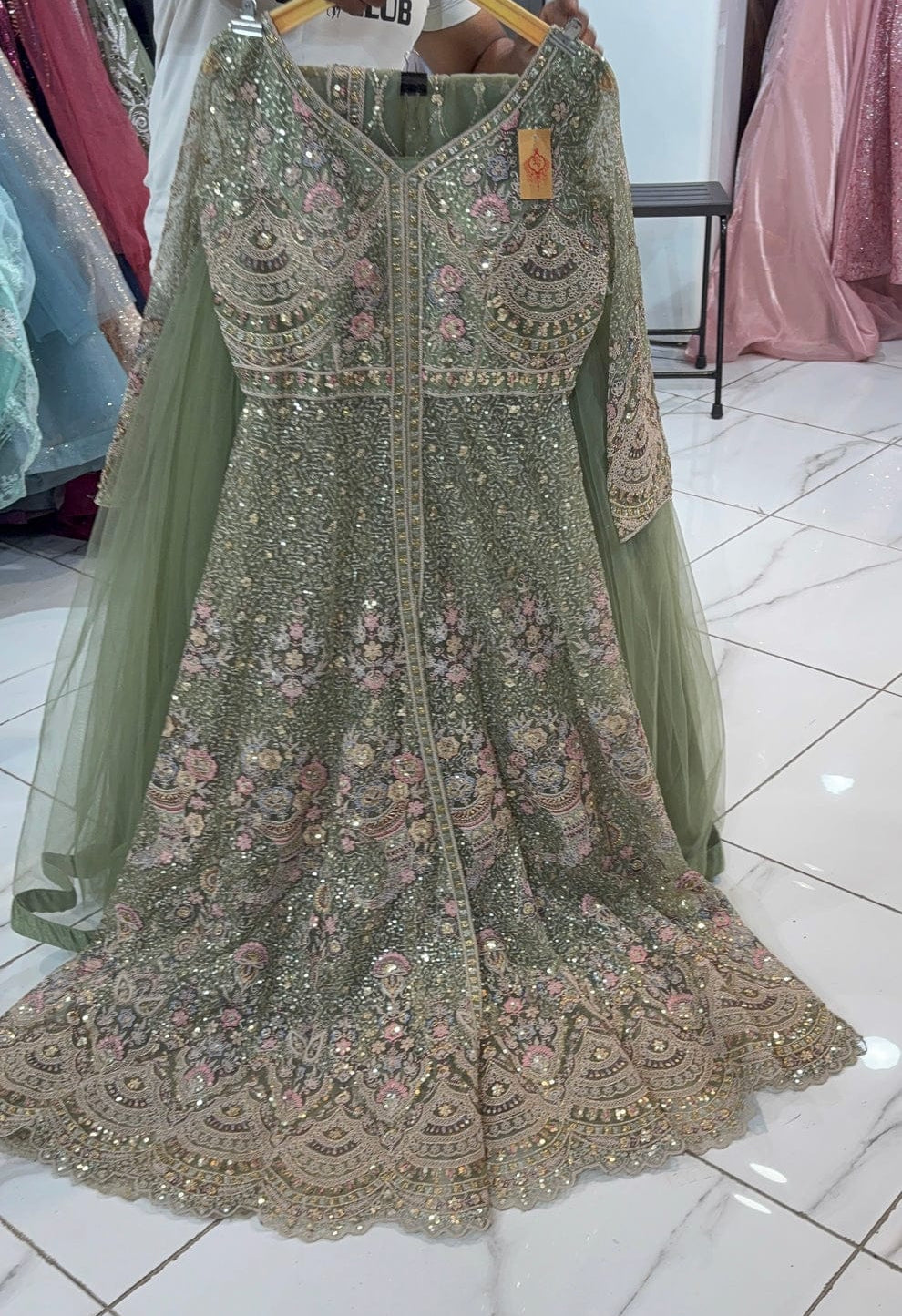 Lehenga Anarkali Peacock Luxury