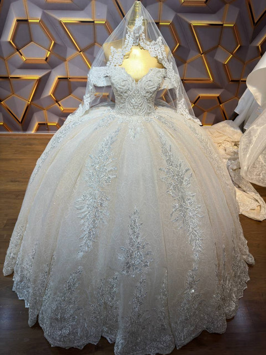 Robe de Mariée Princesse Luxury Dentelle