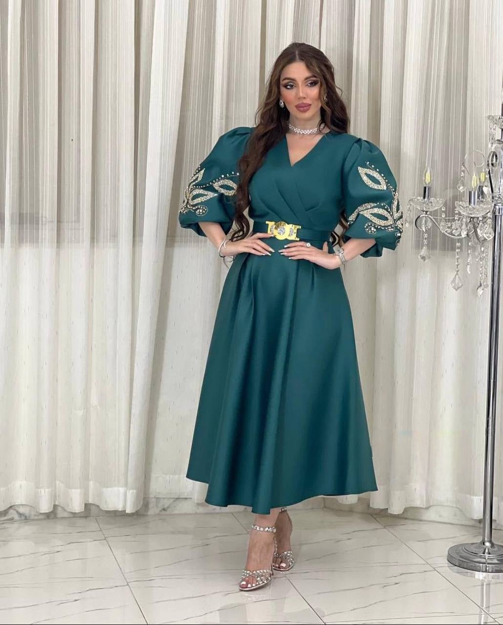 Robe de Soirée Satinée