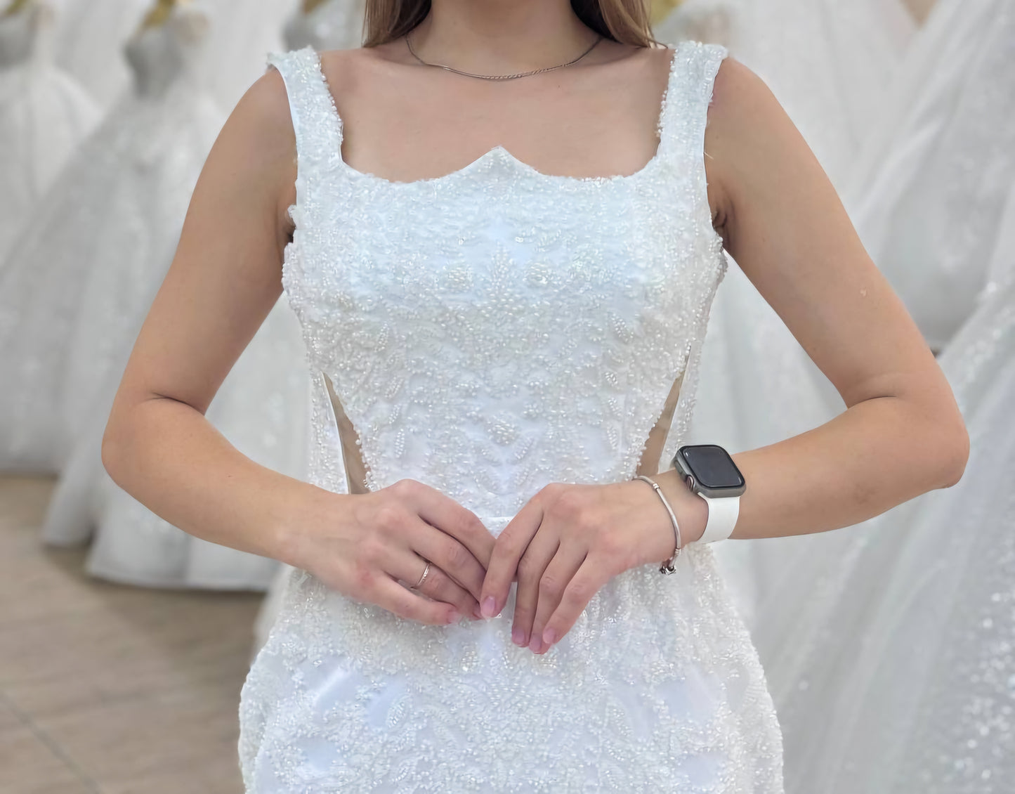 Robe de Mariée Sirène Luxury avec Traîne