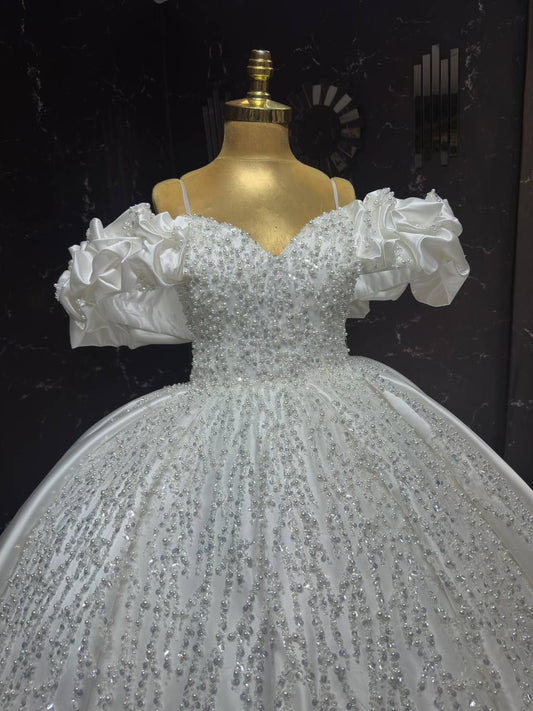 Robe de Mariée Princesse Luxury, Paillettes