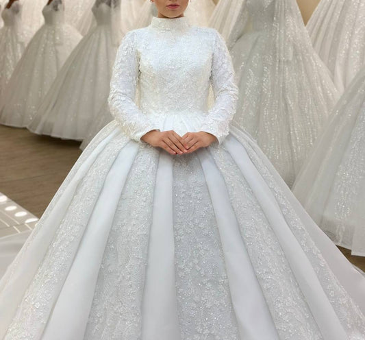 Robe de Mariée Princesse Luxury, Couverte