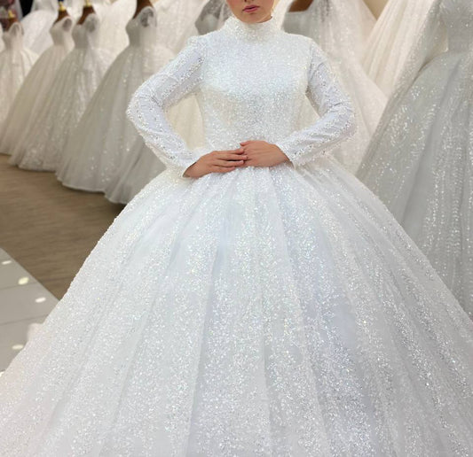 Robe de Mariée Princesse Luxury, Couverte