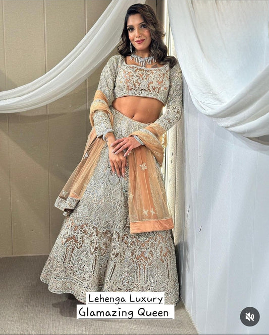 Lehenga Doré Luxury