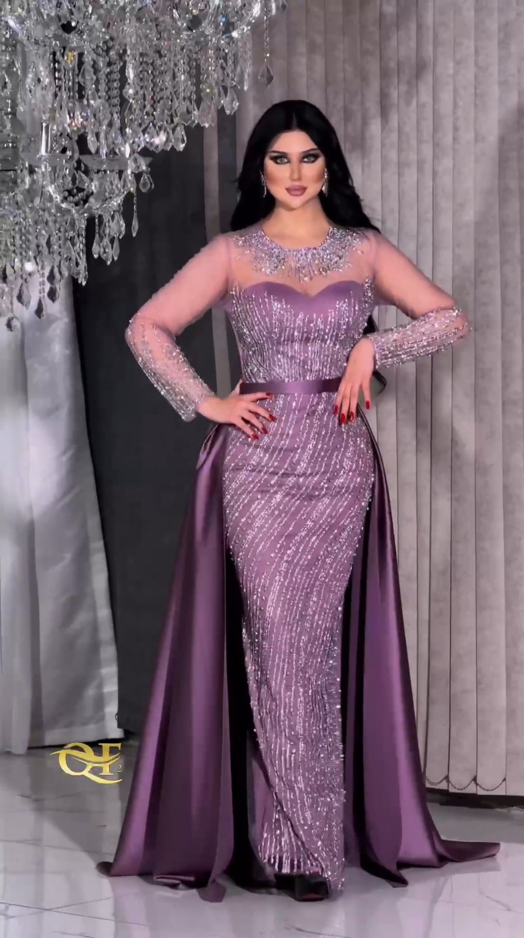 Robe de Soirée à Paillettes