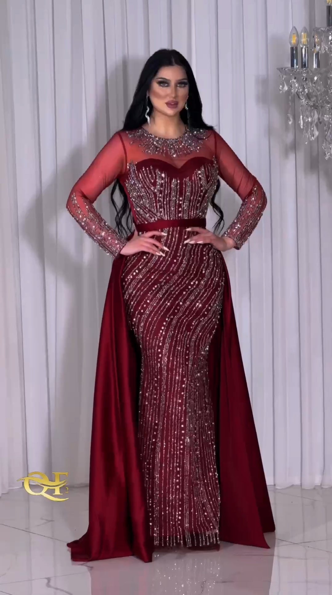 Robe de Soirée à Paillettes