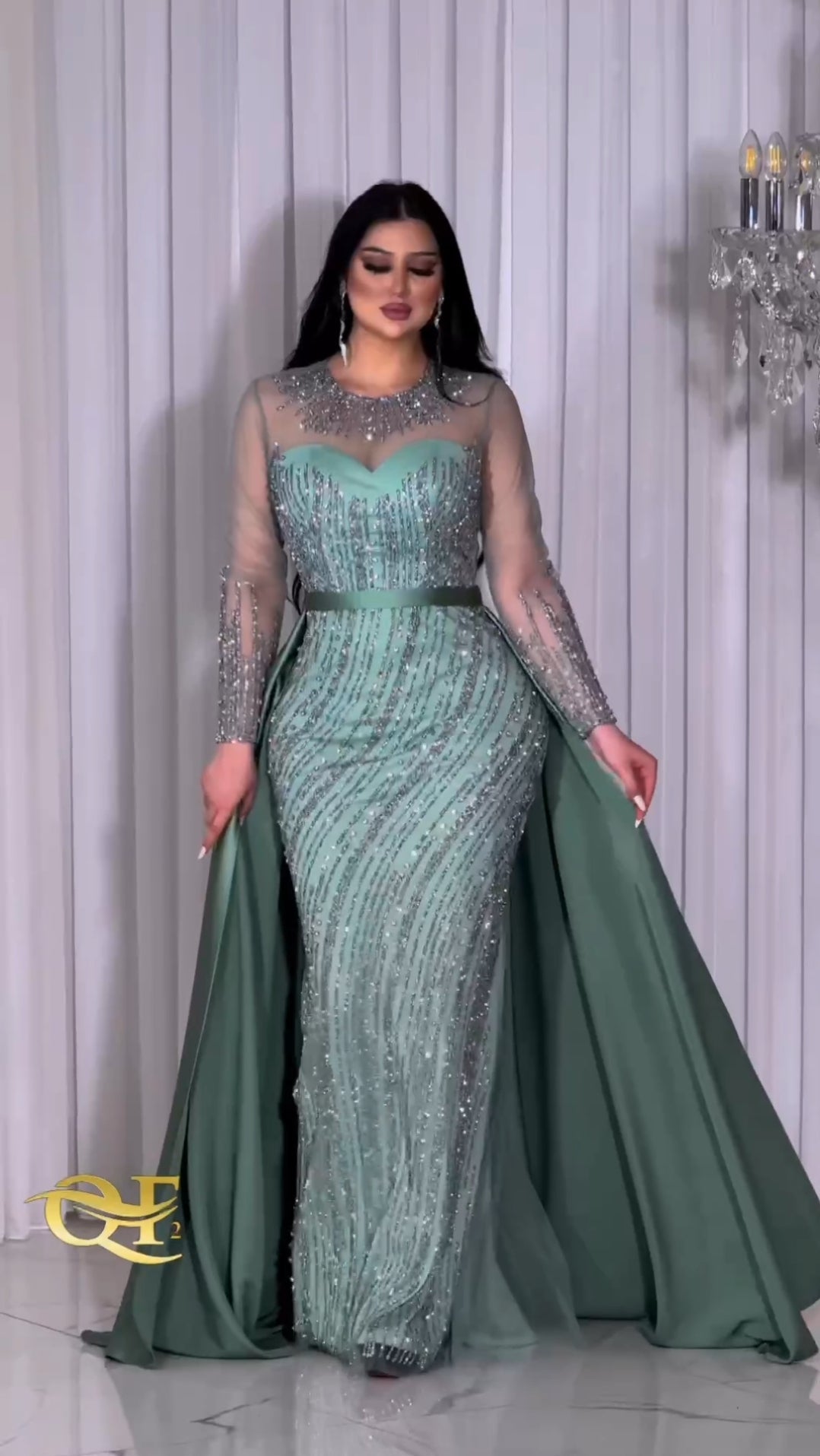 Robe de Soirée à Paillettes