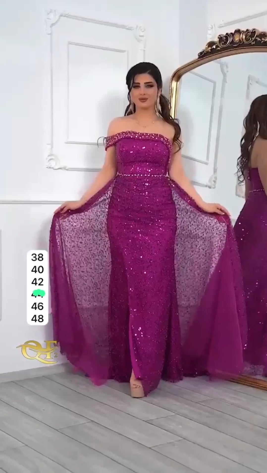 Robe de Soirée à Paillettes