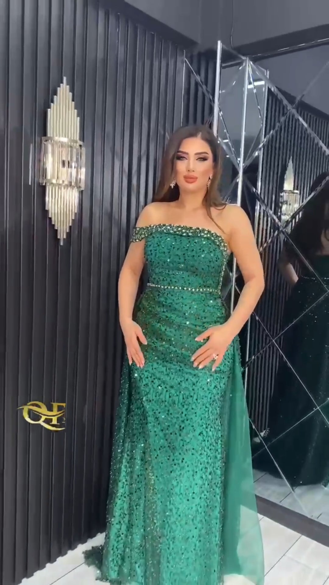 Robe de Soirée à Paillettes