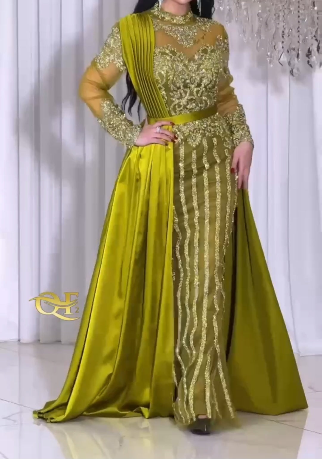 Robe de Soirée Lehenga