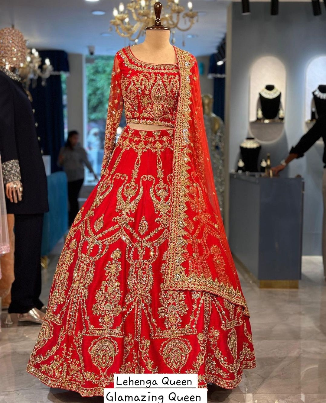 Lehenga Rouge Royal Wedding